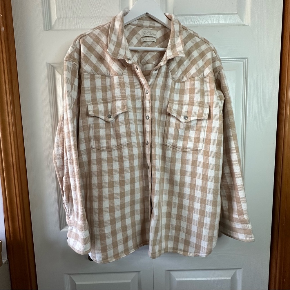 J. Crew Flannel Button Up
